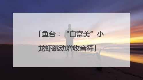 鱼台：“白富美”小龙虾跳动增收音符